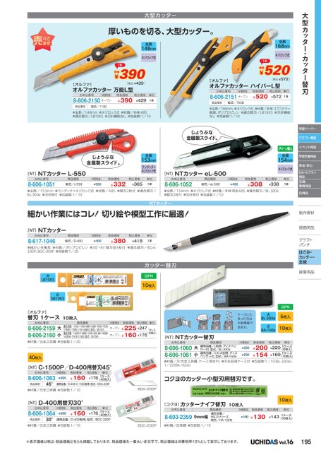 まとめ オルファ カッター 192B ハイパーL型 21 1本